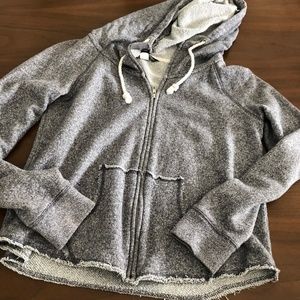 *Rare* Victorias Secret Boyfriend Zip up Hoodie Sweatshirt Sz Small